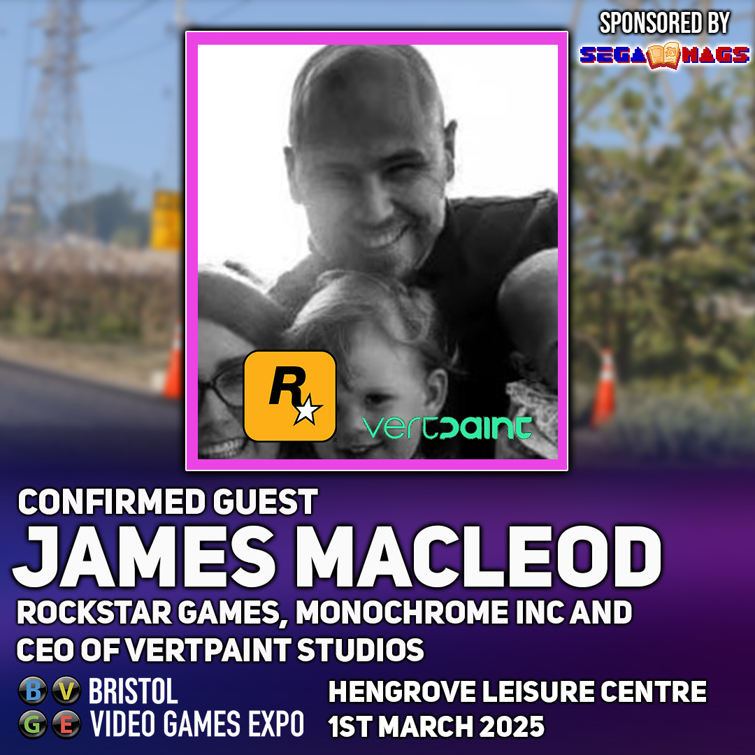 Bristol Video Games Expo (@bristolvge) on Twitter photo ***** SPECIAL GUEST TALK ANNOUNCEMENT *****
James Macleod will be joining us Saturday March 1st 2025! To discuss his roles as environment artist for the likes of #RockstarGames to the creation of his own studio, <a href="/vertpaint/">Ritual Tides</a>
For more information visit BristolVGE.com ***** SPECIAL GUEST TALK ANNOUNCEMENT *****
James Macleod will be joining us Saturday March 1st 2025! To discuss his roles as environment artist for the likes of #RockstarGames to the creation of his own studio, <a href="/vertpaint/">Ritual Tides</a>
For more information visit BristolVGE.com