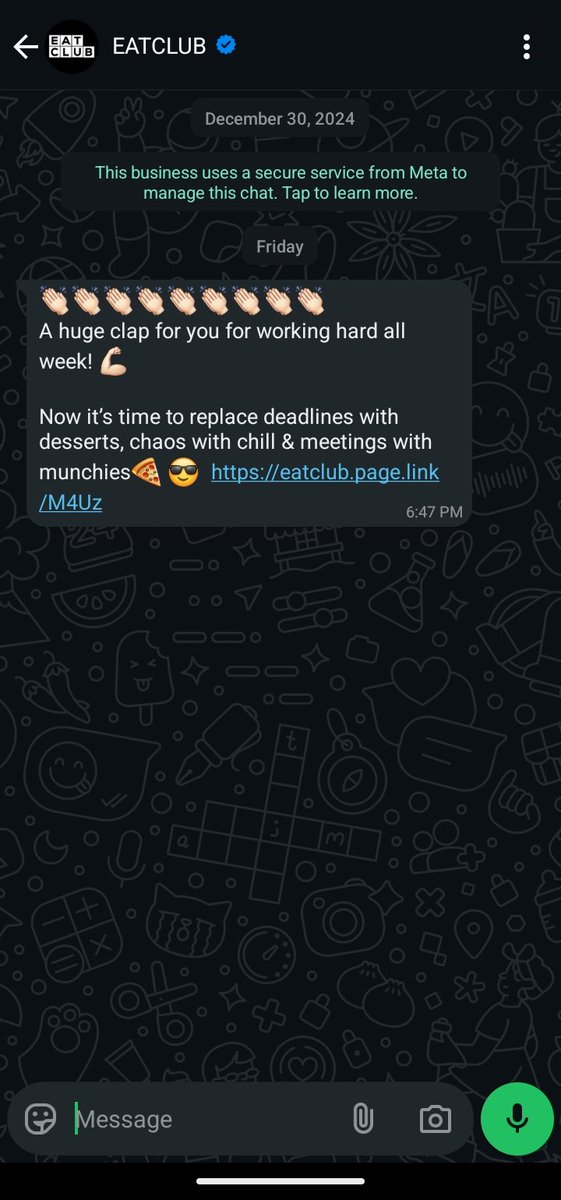 LakshyaCha96910's tweet photo. @EatClubIndia is a JOKE! Instead of addressing my serious complaint about being served NON-VEG instead of VEG, they sent me a promotional WhatsApp message like nothing happened.
No accountability. No responsibility. Just ignoring their customers after a huge mistake.
@fssaiindia https://t.co/Ywye914AUU
