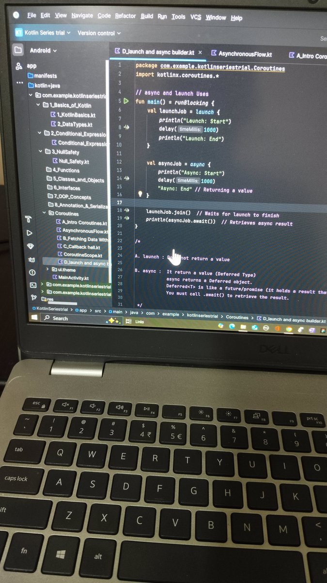 Shivam_548's tweet image. From last one week, working on the complete Kotlin basic to Advance course new video, coming soon on my channel.

#update #workupdate #shivamsharma