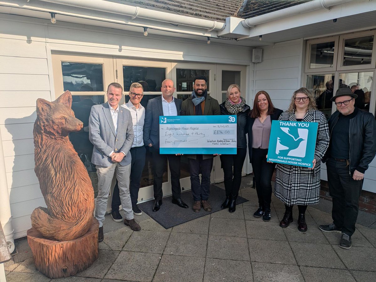 Thank you once again to <a href="/Hotel_Wrexham/">Hotel Wrexham</a> for their hospitality during our Evening With Les Dennis event!

Thank you also to <a href="/NightingaleHH/">Nightingale House</a>! A wonderful cause of which an incredible £800 was raised for said charity! 👏🏼 

#thankyou #waosa