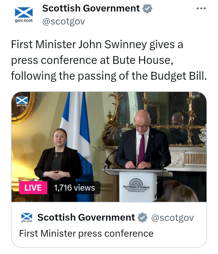 markthehibby's tweet photo. The last 3 First Ministers have done more to divide Scotland than anyone else in UK political history!   It's "their agenda" that's been extreme!  #istandwithsandiepeggie  #DishonestJohn #Humza #NarcissistNic #SNPout https://t.co/WNvoiWaUMh