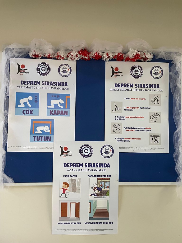 Özel çocukla depreme hazırlık kursu 
#ocd4008