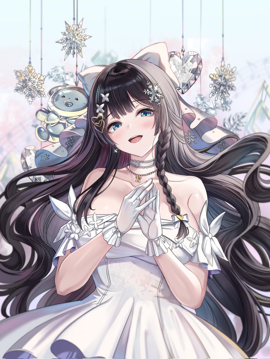 🎀❄️당신의 청초 신부 히나 엽서
#_hinart #스텔라이브 #StellaWedding 

(일러스트: <a href="/CeNanGam/">캐난감//CeNanGam//수업모집중</a>)