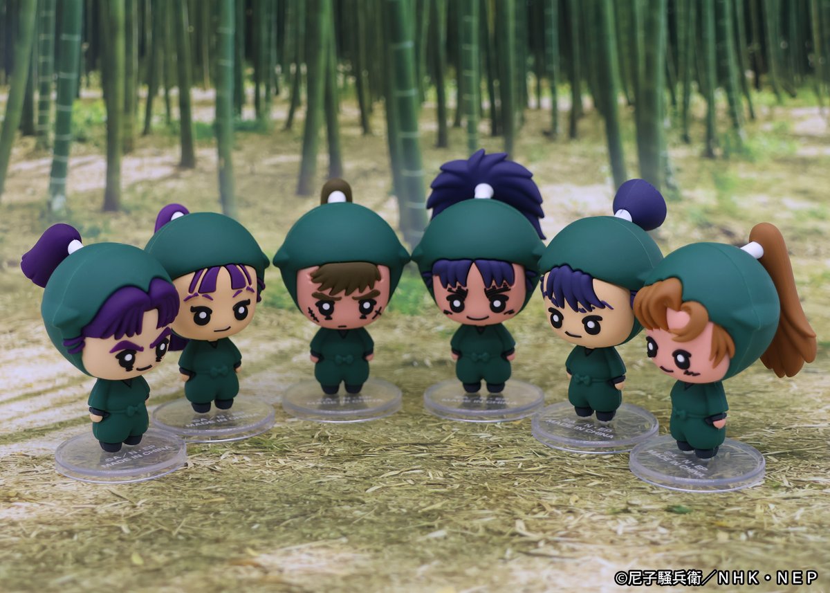 にょきんと『忍たま乱太郎』マスコットフィギュアのサンプル写真が公開