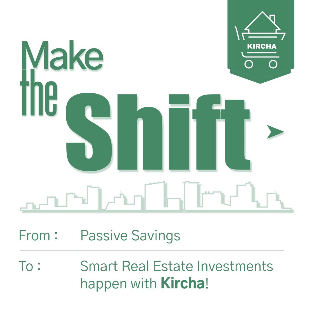 kircha_et's tweet photo. Saving isn’t enough anymore. Inflation erodes, opportunities vanish, and real estate prices rise.
🔹 From passive savings ➝ To smart investments
Make the shift with Kircha & own real estate, piece by piece!
Why wait? Invest smart today!
#MakeTheShift #Kircha #InvestSmart https://t.co/4y782yu78j
