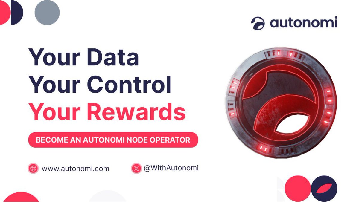 asouthnorthernG's tweet image. What if you could support a decentralized network and earn rewards? 
A safe, encrypted and decentralized storage is something we all want for our safety 
@WithAutonomi's node operator program makes it possible
#ANT
#Autonomi #NodeOperator