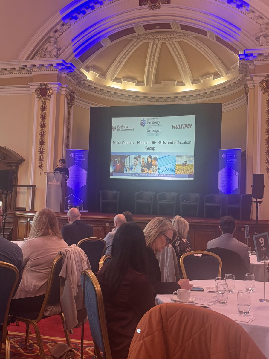 Workforceonline's tweet image. 🎉 Delighted to be at Belfast City Hall for the Multiply Programme Celebration Event!

Workforce Training Services is committed to helping learners build essential numeracy skills. 

Great to be part of today’s event, celebrating success &amp;amp; impact! 👏
#MultiplyProgramme