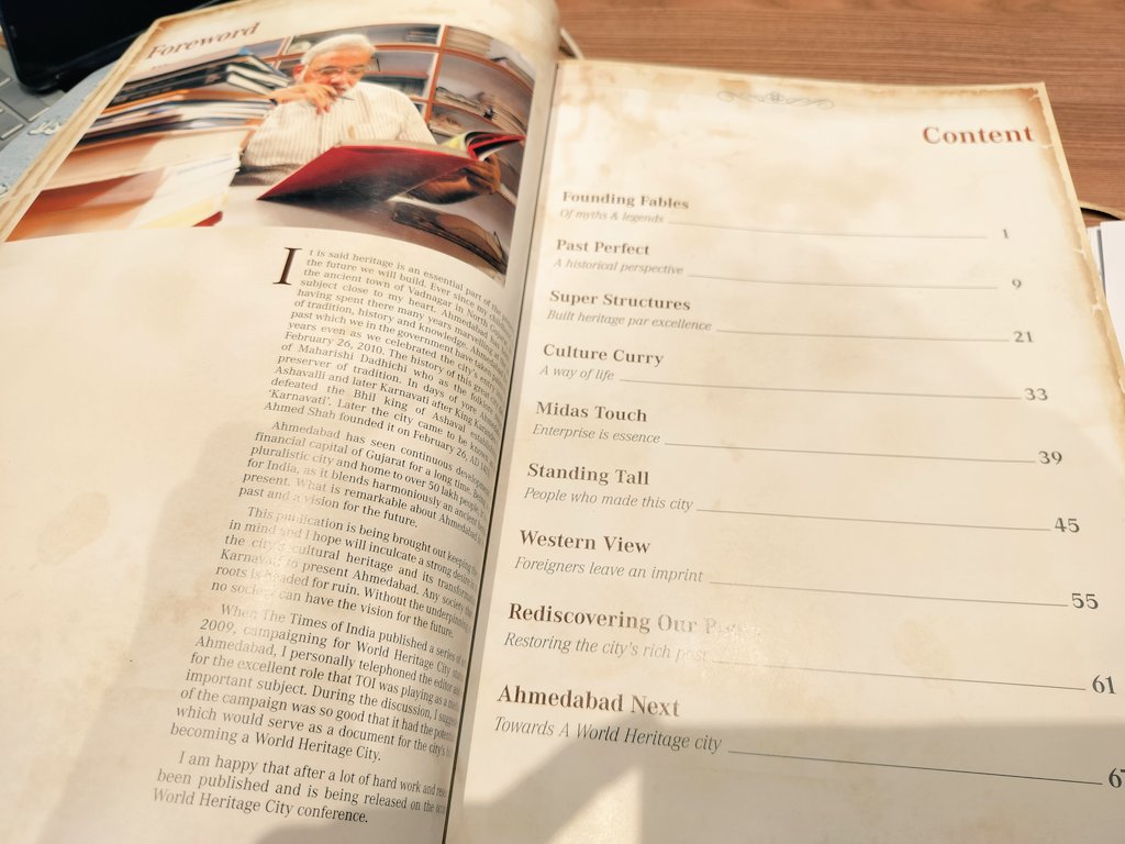 On this splendid #AhmedabadFoundationDay,I immerse myself in captivating book that artfully captures the profound connection between this vibrant city &amp; its people.Though I have yet to turn final page, insights I've gathered r nothing short rich tapestry of its history &amp; culture.