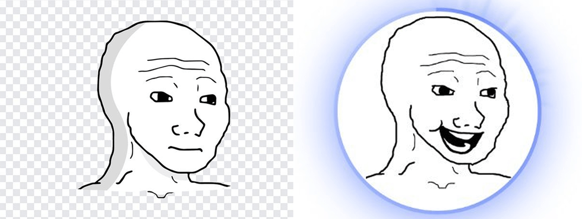 Privasea_intern's tweet image. before being  intern                              now verified human intern