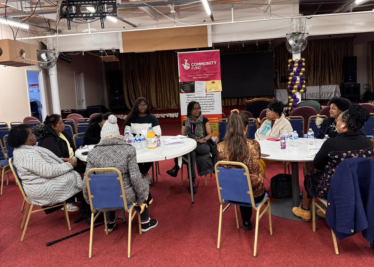 We had a lovely session at the charity yesterday with researchers Dr Omolade <a href="/molarde/">Dr Omolade Allen</a> and Rebecca from <a href="/OfficialUoM/">The University of Manchester</a> working with some of our women including Service Users, #volunteers and staff #BlackWomen #Research #CancerResearch #BreastCancer #community #CancerCharity
