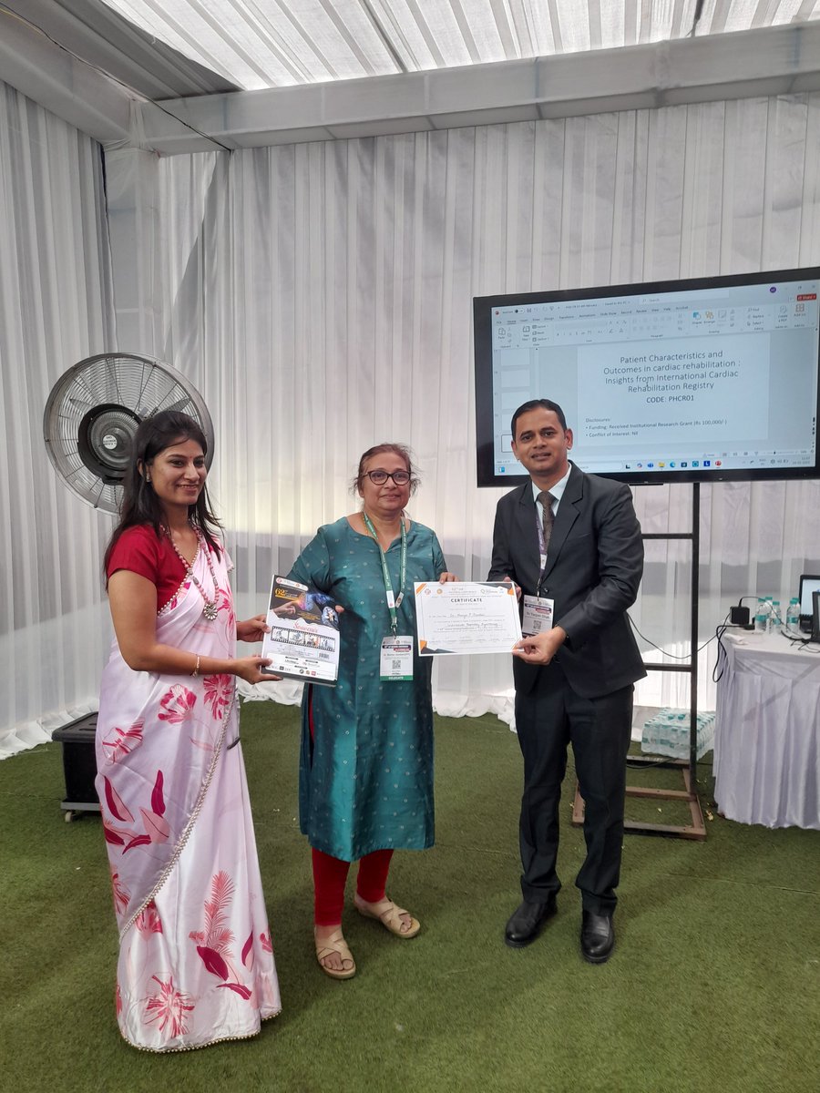 tarpanphysio's tweet image. Honored to judge Ph.D. research presentations at the 62nd IAP Conference in Nashik! It was inspiring to witness groundbreaking research and reconnect with my senior, Dr. Sneha. A memorable experience contributing to physiotherapy’s future! #IAPConference #Physiotherapy