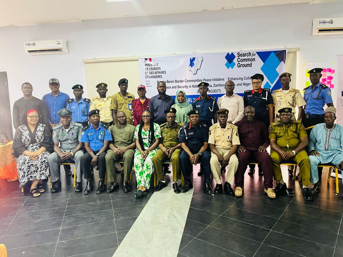 SFCG Nigeria (@sfcgnigeria) on Twitter photo Security forces from Niger and Kwara States recently completed a 3-day intensive training on Early Warning & Early Response systems, facilitated by our team on the ECPS project in Ilorin.
The project is funded by the <a href="/francediplo_EN/">France Diplomacy 🇫🇷🇪🇺</a>
#PeaceAndSecurity #EarlyWarning Security forces from Niger and Kwara States recently completed a 3-day intensive training on Early Warning & Early Response systems, facilitated by our team on the ECPS project in Ilorin.
The project is funded by the <a href="/francediplo_EN/">France Diplomacy 🇫🇷🇪🇺</a>
#PeaceAndSecurity #EarlyWarning