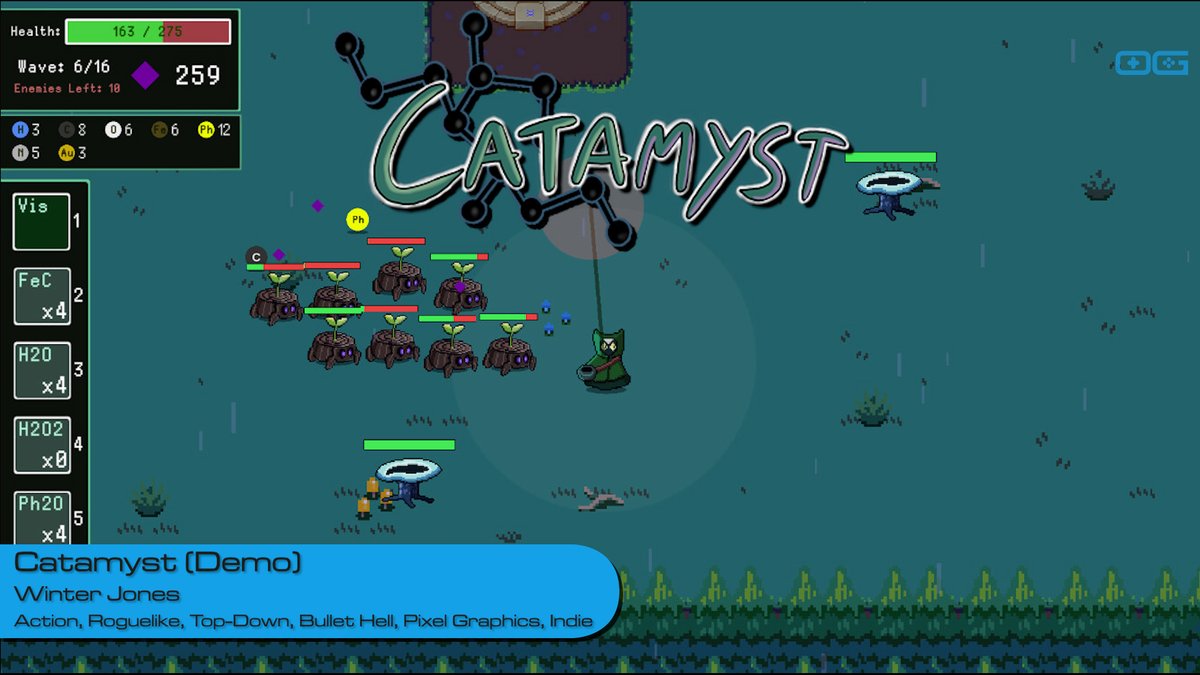 OverageGmngCom's tweet photo. OG plays Catamyst (Demo)!
https://t.co/KjhirAa3rQ
Like & Sub!
#CatamystGame #Roguelike #BulletHell #Alchemy #PixelArt #MagicVsScience #IndieGameTrends #IndieWatch #IndieDev #GameDev #IndieGameDev #IndieGame #IndieGames #Gameplay #letsplay #gaming https://t.co/ON7Y8KM8og