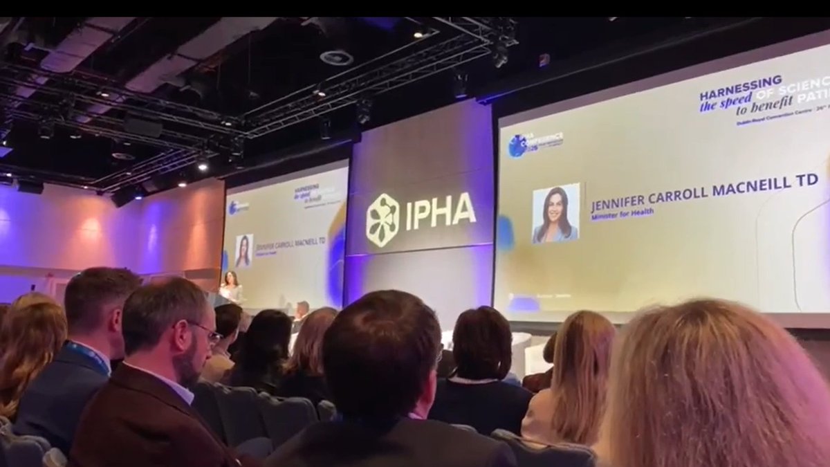 CancerTrialsIreland ๐ (@cancertrials_ie) on Twitter photo Great news from #iphaconference2025! Minister for Health <a href="/CarrollJennifer/">Jennifer Carroll MacNeill TD</a> expresses strong support for clinical trials and plans to meet the National Clinical Trials Oversight Committee next week.
A positive step for #CancerResearch, Cancer #ClinicalTrials & patients! ๐๐ Great news from #iphaconference2025! Minister for Health <a href="/CarrollJennifer/">Jennifer Carroll MacNeill TD</a> expresses strong support for clinical trials and plans to meet the National Clinical Trials Oversight Committee next week.
A positive step for #CancerResearch, Cancer #ClinicalTrials & patients! ๐๐