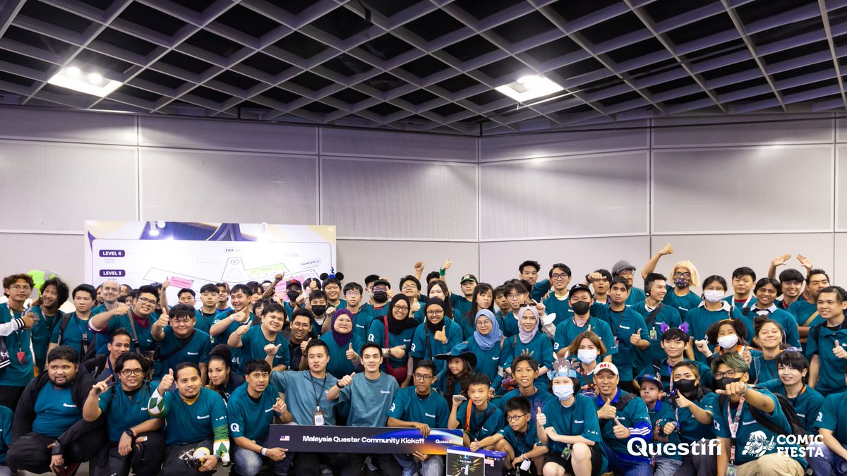 Still riding the Comic Fiesta hype? Let’s relive how the Malaysian Quester community took over the event! 🇲🇾🎮

From non-stop Web3 gaming to scoring epic loot, Questers showed up in force, stacked rewards, and proved Malaysia is ready to lead the next era of gaming! 🚀🔥

But it