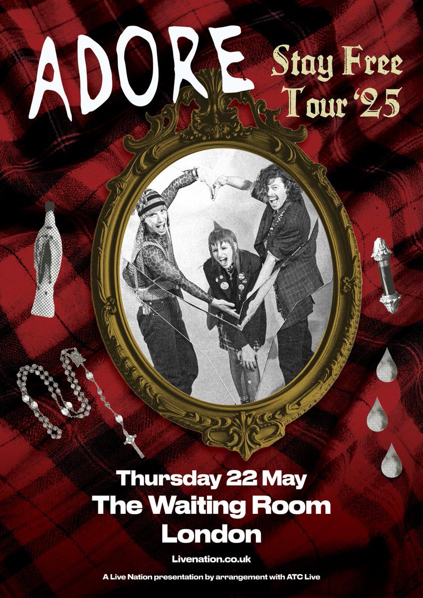 Adore_Galway's tweet image. Stay Free Old Stranger is OUT NOW available to stream everywhere
We are also happy to announce that we are going on an EPIC UK (and a little bit of Paris 🤤) tour this May!
We hope you like it
Grá Mór,
Adore xxx
Video: @laurenmcgoverndesign
Poster: @eddyartnmusic