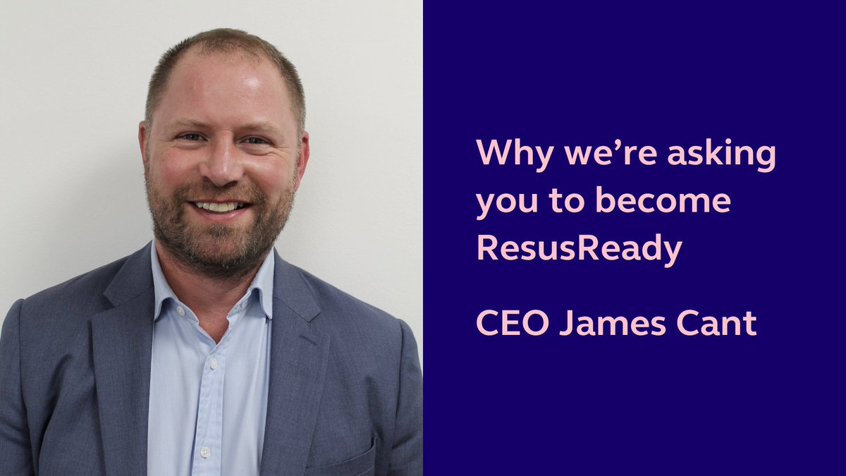In our latest Resus Newsletter, our CEO, James Cant, shares the vision behind ResusReady.  

🔗 Read the article to learn more and find out how you can get involved: bit.ly/3Xlnkf1