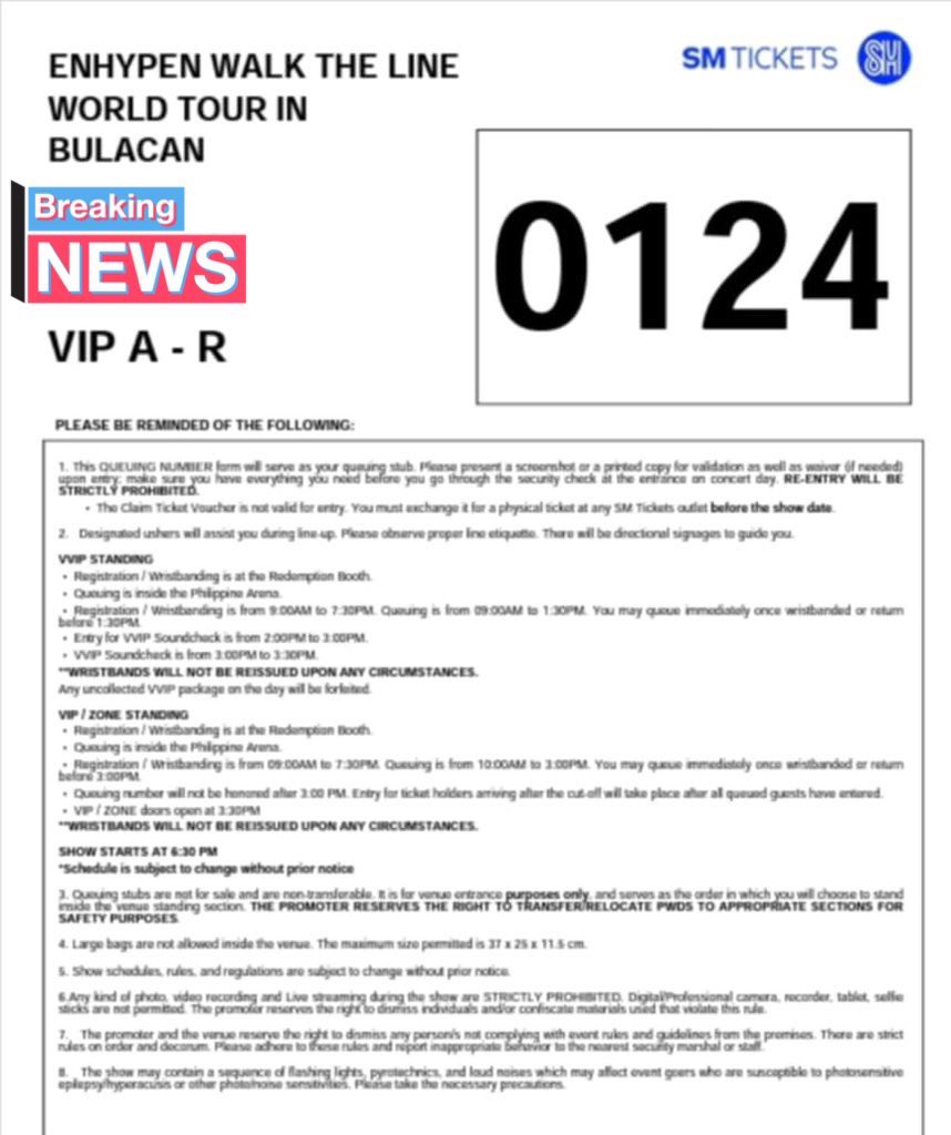 JohnPauloooo's tweet photo. WTS LFB WALK THE LINE BULACAN

VIP A RIGHT 
2 TIX
12,500 below srp
DM ME

Rfs got our VVIP B R
 #WALKTHELINE_IN_BULACAN https://t.co/WACMO4CLiM