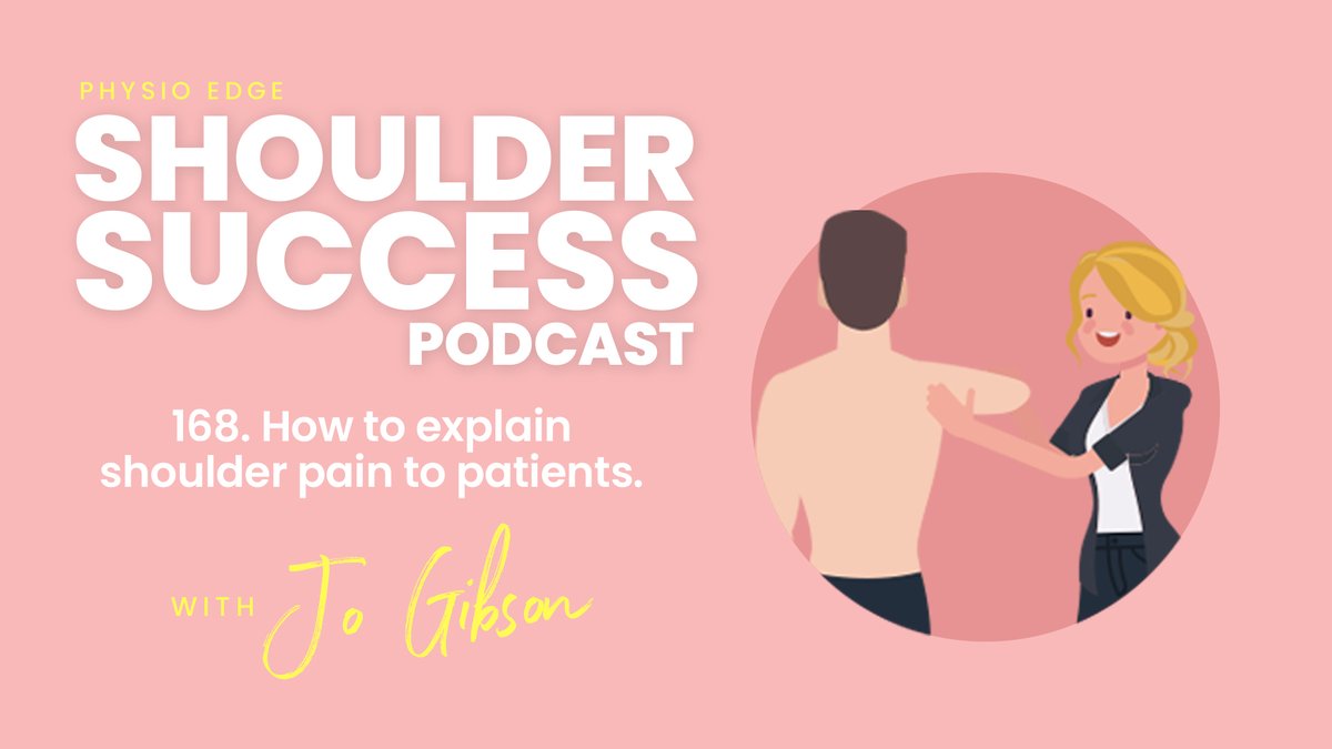 How do the terms we use influence a patient’s understanding of their shoulder pain, their recovery expectations, and even their treatment choices? New podcast episode w <a href="/ShoulderGeek1/">Jo Gibson</a>