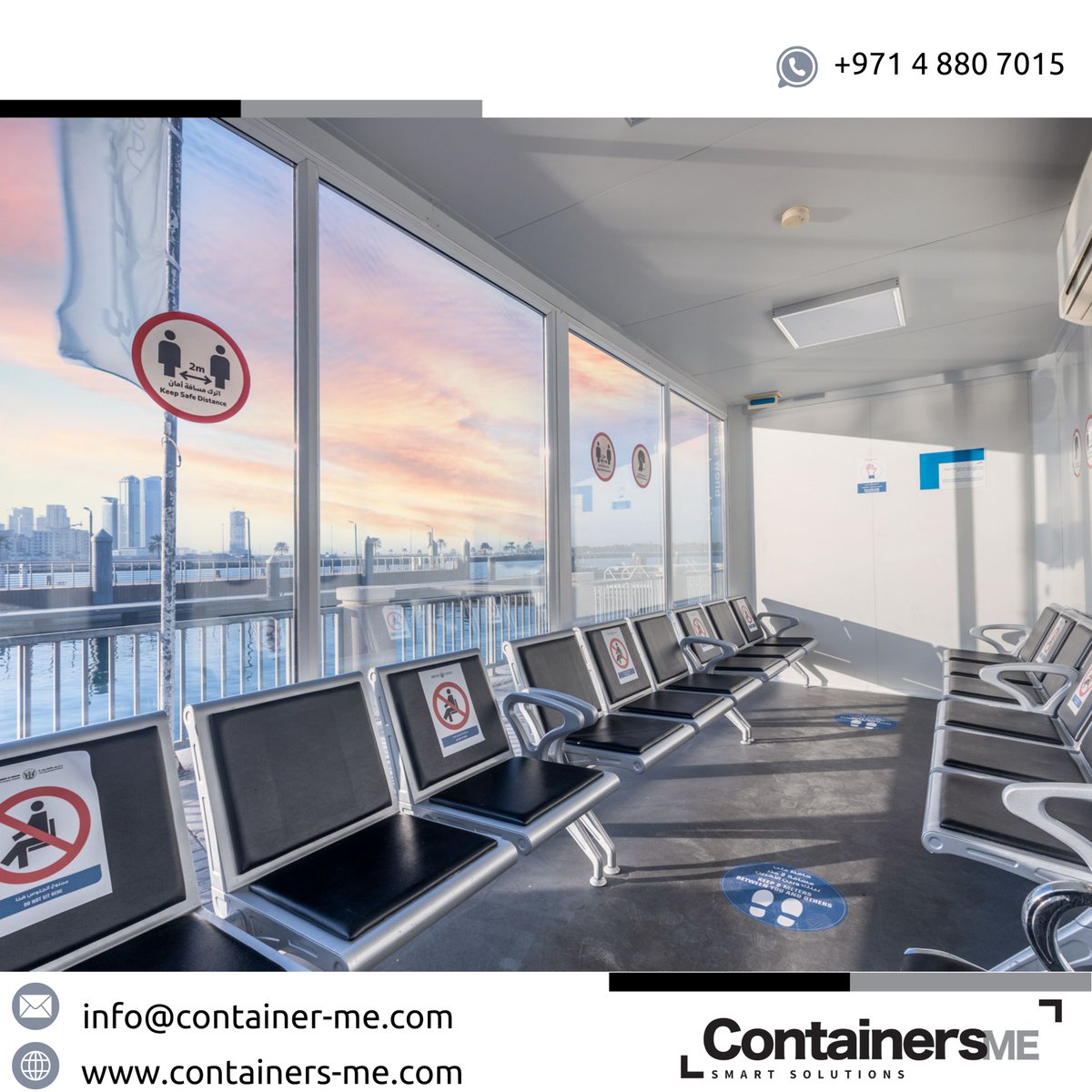 Containers_me's tweet image. Throwback to one of our favorite projects! 🚢 Modular containers in action at a ferry terminal. These versatile solutions can fit any space. 

Want to see more? 

Explore similar projects here: containers-me.com/projects/

#ferryterminal #modularcontainer