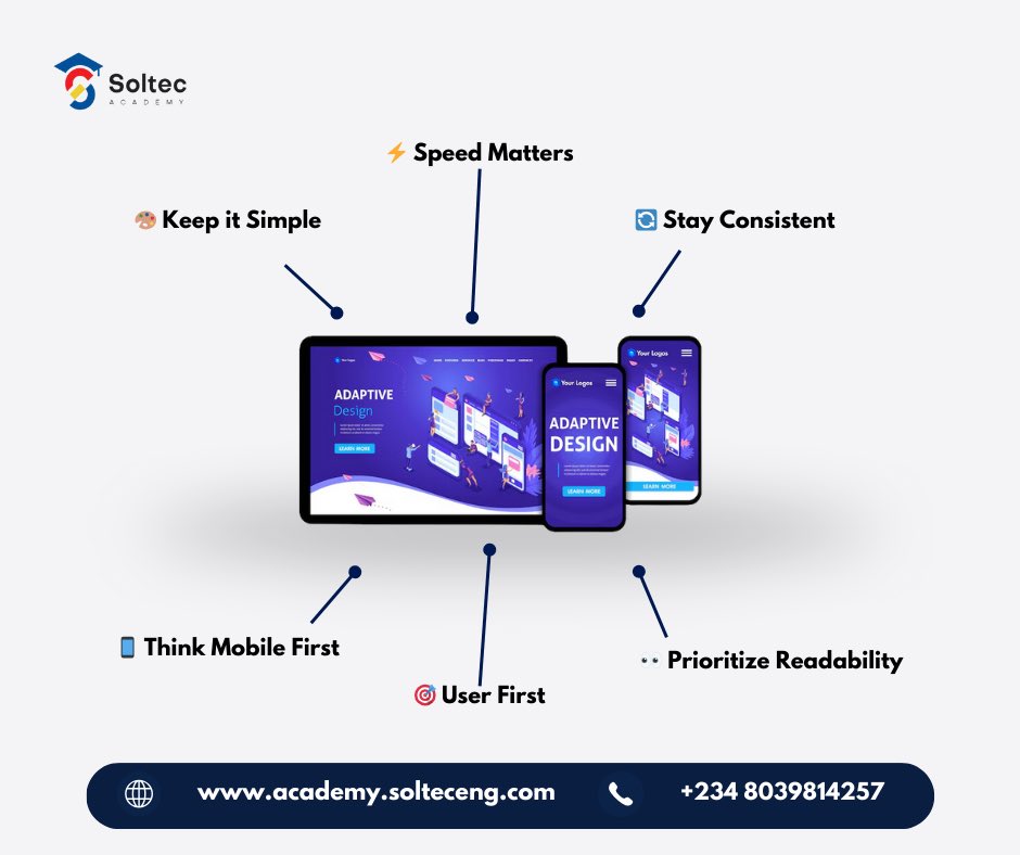 solteceng's tweet image. Here are some quick UI/UX tips to help you create stunning and user-friendly designs

At Soltec, we make design &amp;amp; tech simple for you! 

Follow us for more expert tips.
#soltecacademy #uidesign #webdesign #technology #engineering