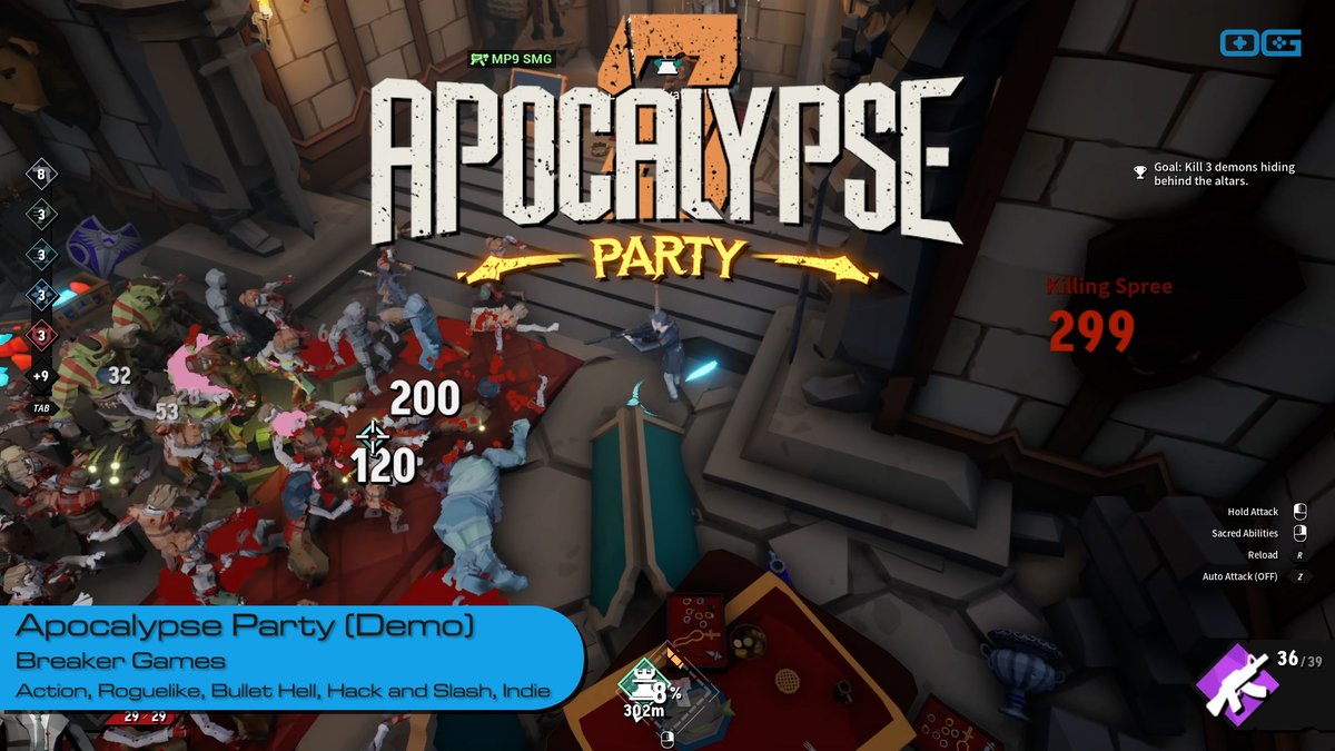 OverageGmngCom's tweet photo. OG plays Apocalypse Party (Demo)!
https://t.co/hi6P5cHjfy

Like &amp; Sub!

#ApocalypseParty #Roguelike #bullethell #topdown #IndieGameTrends #IndieWatch #IndieDev #GameDev #IndieGameDev #IndieGame #IndieGames #Gameplay #letsplay #gaming #steamnextfest https://t.co/i6tnagT13V