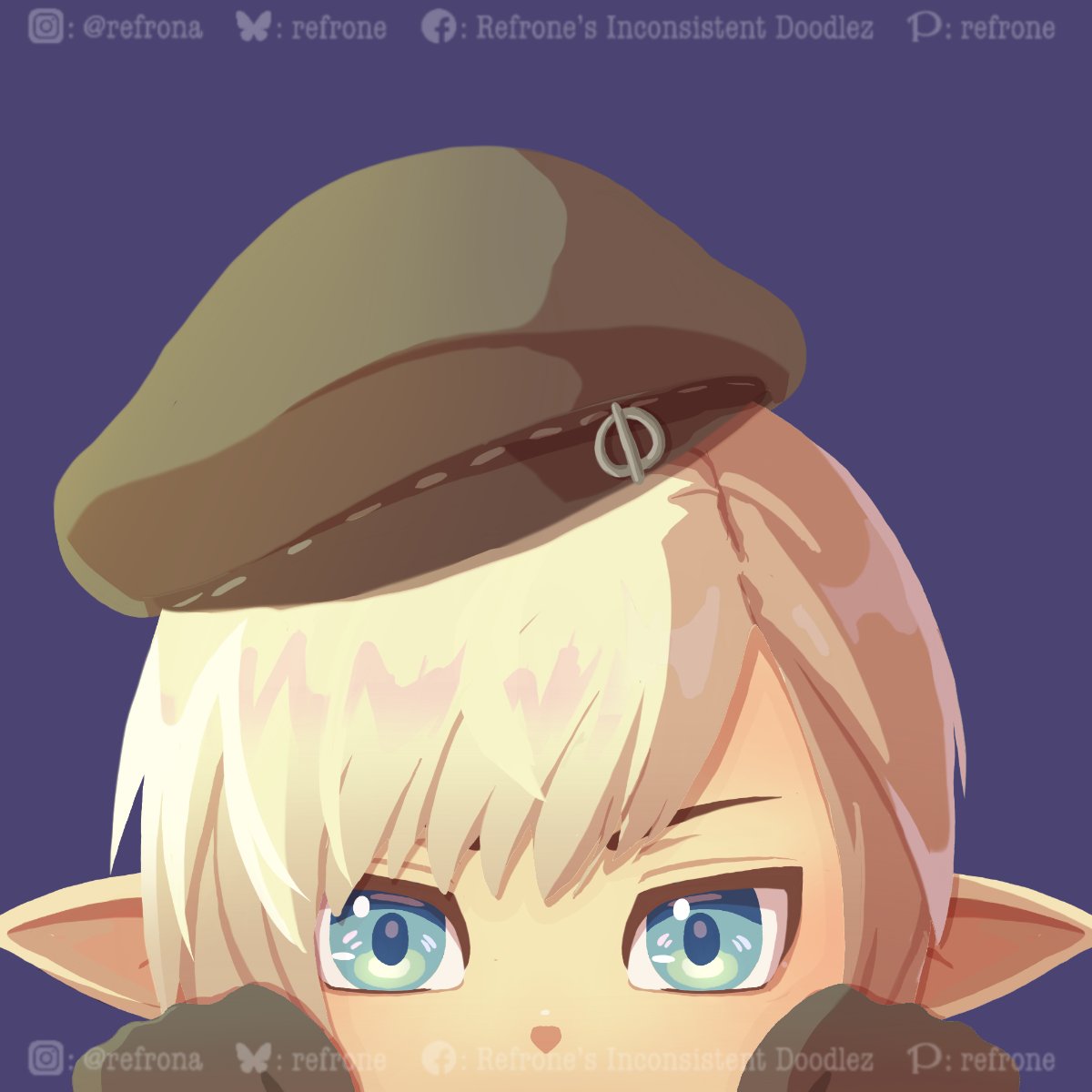 Refrone2's tweet image. Commission of @sodawijen &apos;s FFXIV character!

#VGenComm #RefComm