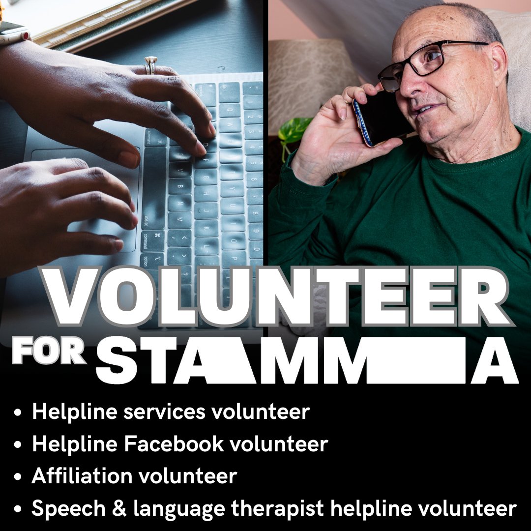 stammer's tweet photo. Fancy volunteering for STAMMA in one of these roles? 
For all the details see https://t.co/jM3kLOo8Ct https://t.co/uKAyets3oz