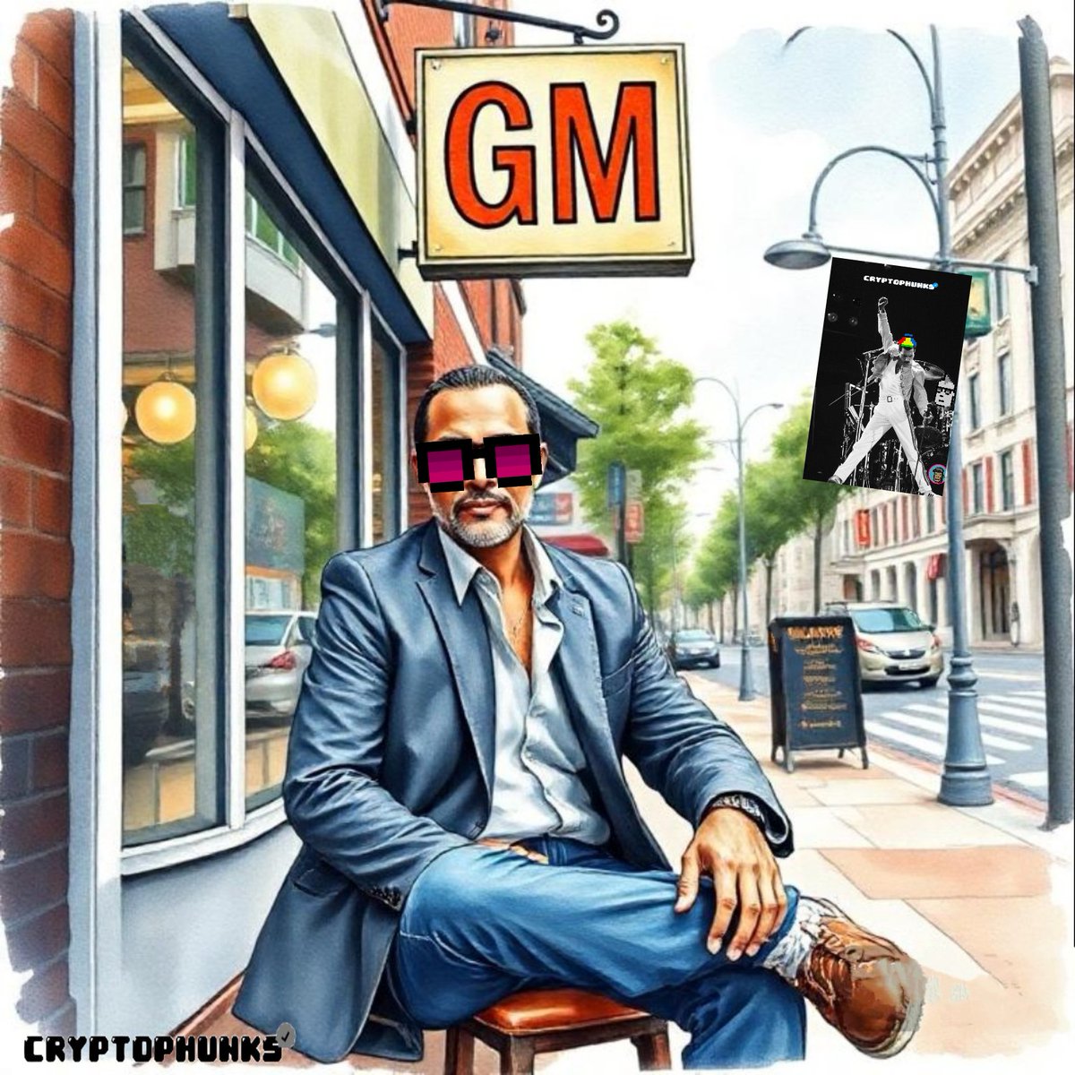 cyphstrain's tweet image. Gm. Dream big. It's the first step to achieving the extraordinary. When you allow ur mind to envision the grandest possibilities, you set the stage for innovation, growth &amp;amp; transformation. Remember, every monumental achievement began as a dream in someone's mind #cryptophunks