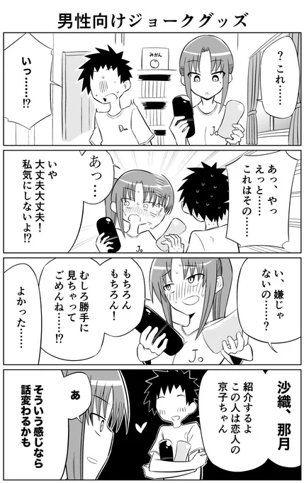 男性向けジョークグッズ  #4コマ 