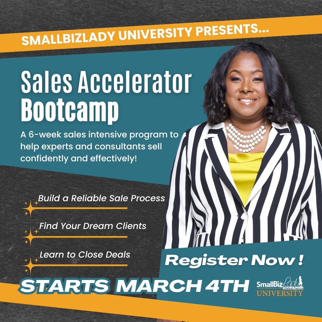 Your next high-paying client is waiting—but are you ready to close the deal? If you struggle with pricing conversations, handling objections, or confidently asking for the sale, the Sales Accelerator Bootcamp is for you. Register now! 👉 buff.ly/3WUCcB2
#SalesTraining