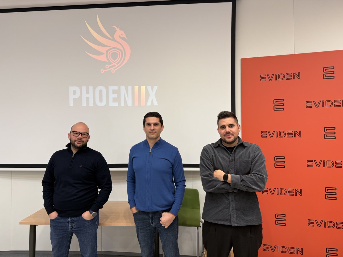 AEGIS (@aegisitresearch) on Twitter photo Marinos, Manos and Leonidas represent AEGIS in the 8th <a href="/Phoeni2xProject/">Phoeni2x Project</a> plenary meeting taking place in Madrid,organised by ATOS Spain.🛠️Two days of intense work to finalise the details of the use-cases towards their demonstration at the end of the project a few months from now. Marinos, Manos and Leonidas represent AEGIS in the 8th <a href="/Phoeni2xProject/">Phoeni2x Project</a> plenary meeting taking place in Madrid,organised by ATOS Spain.🛠️Two days of intense work to finalise the details of the use-cases towards their demonstration at the end of the project a few months from now.