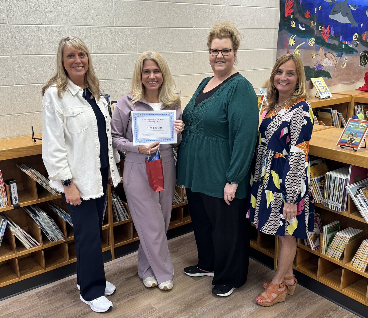 Congratulations to our February Employee of the Month <a href="/MrsBrownIKES/">Kim Brown</a> <a href="/CherokeeSchools/">Cherokee Co. Schools</a> #CCSDfam