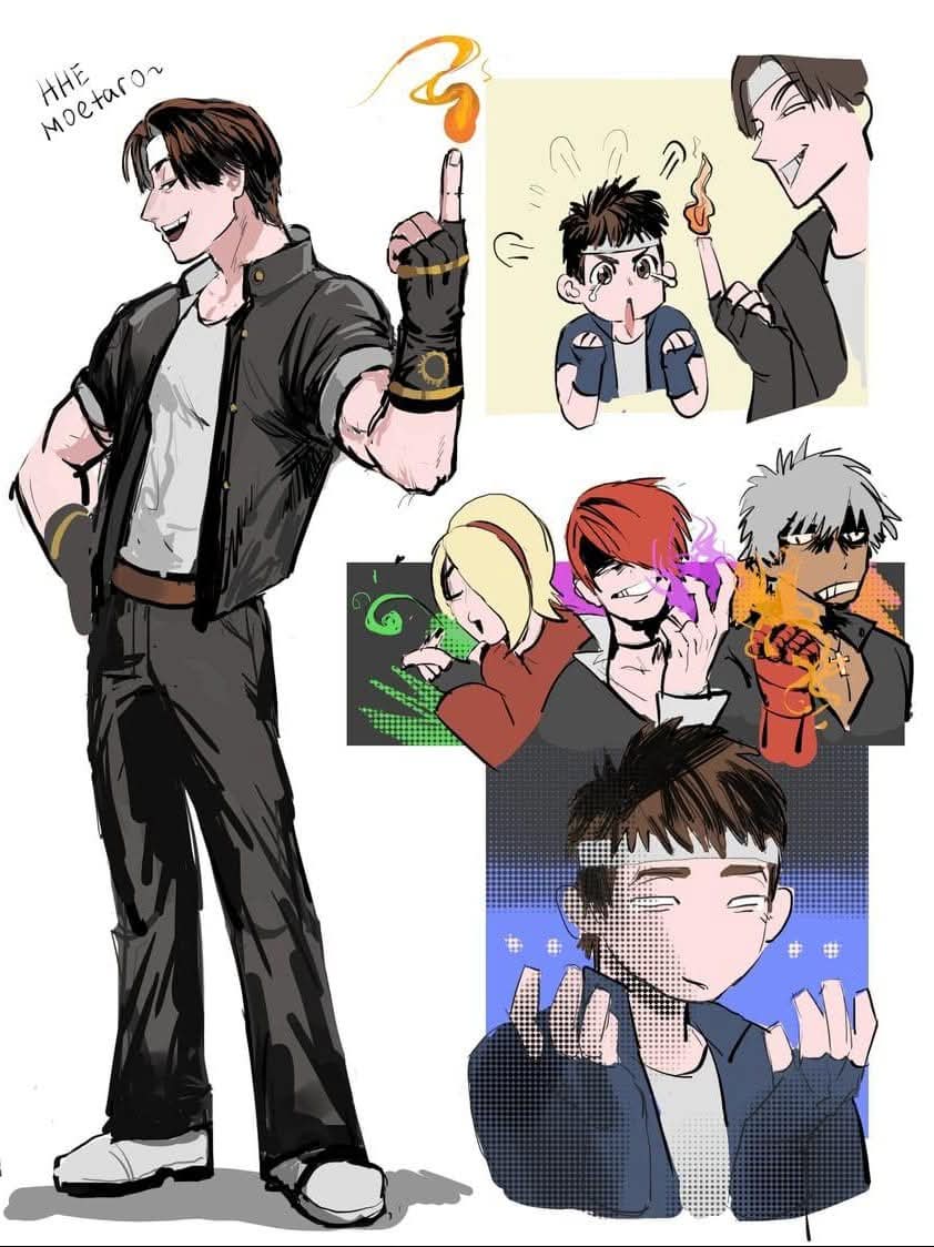 eve_shun's tweet image. Old doodle
#KOF97  #kyokusanagi