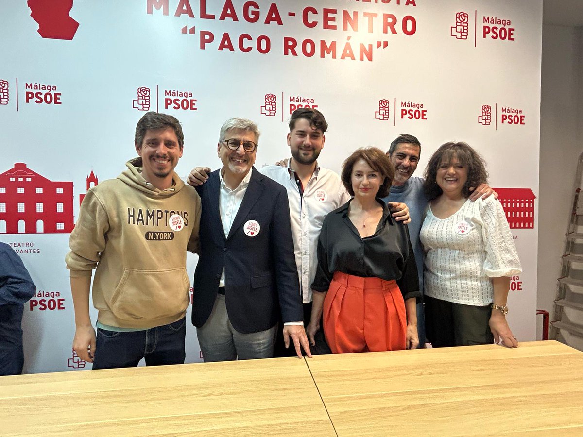 PsoeCjardin's tweet photo. 📌Desde esta semana @JoseleAguilar es el nuevo secretario general del @PSOEmalaga.
Cuenta con @PsoeCjardin para seguir avanzando en la construcción de una #Málaga más justa, progresista y con más oportunidades para la ciudadanía https://t.co/ITBPrvyS52