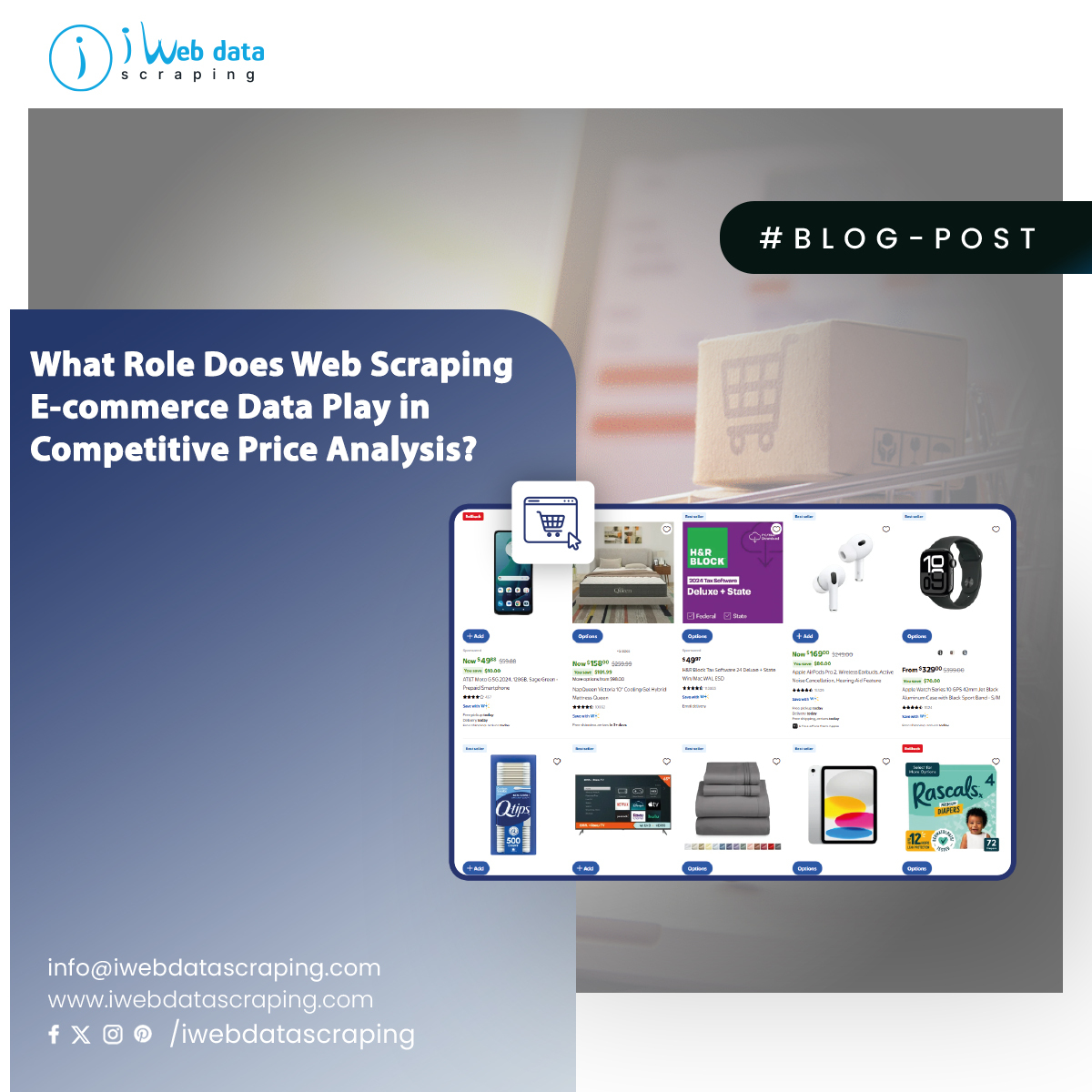iwebdatascrape's tweet image. #WebScrapingEcommerceData helps businesses analyze #PricingTrends, #TrackCompetitors, and negotiate better supplier deals efficiently.
Read more>> iwebdatascraping.com/web-scraping-e…
#EcommerceData #DataScraping #PriceAnalysis #iwebdatascraping #USA #UAE #UK #India #Australia #Germany