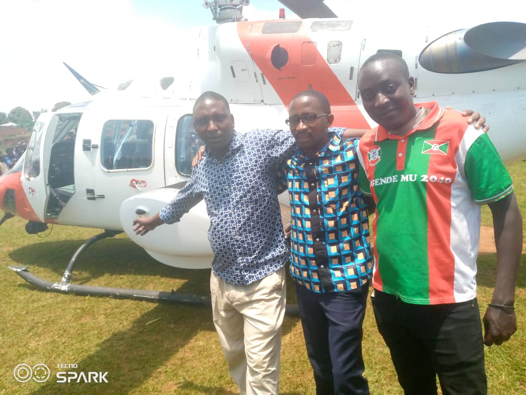 Hélicoptère mu Rutana, mumfashe gutahura #Burundi