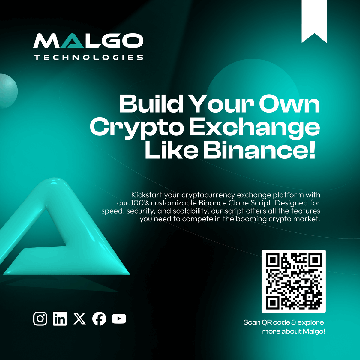 malgotech's tweet photo. In the dynamic world of #crypto trading, staying ahead of the market is key. Malgo's #BinanceCloneScript lets you capitalize on the latest trends and create a successful exchange.
π Start today! https://t.co/ocIkW1NIDd
#CryptoExchange #Blockchain #BinanceClone #CryptoTrading https://t.co/Wkto2XXUw6