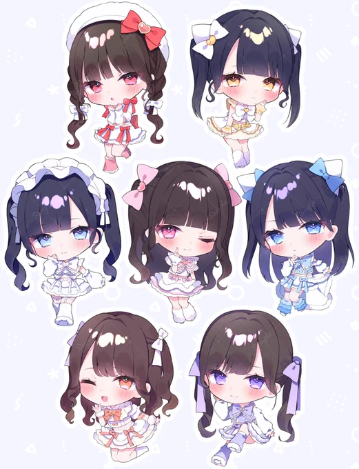 Alcute!( )様のデフォルメイラスト描かせて頂きました 