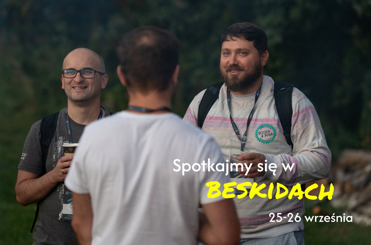 ''Dla mnie Beyond Code to absolutny TOP konferencji na mapie eventów w PL (zaraz za ITMT, ale to jest zupełnie inny typ eventu, więc ciężko to porównywać) po czym jest długo, długo nic'' - tak ostatnio napisał Paweł Rekowski 🙌🏼

🎟 Kup bilet i bądź częścią tegorocznej edycji!