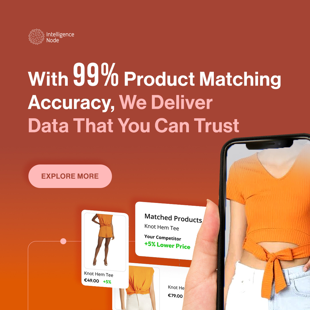 bigdataNODE's tweet image. 99% accuracy | 10-sec refresh | Plug & Play APIs
eCommerce moves fast—your data should too. Fortune 500 brands trust Intelligence Node for:
✔ 99% product matching
✔ 10-sec data refresh
✔ AI-led digital shelf optimization
👉 Explore now: bit.ly/3QC1gZO