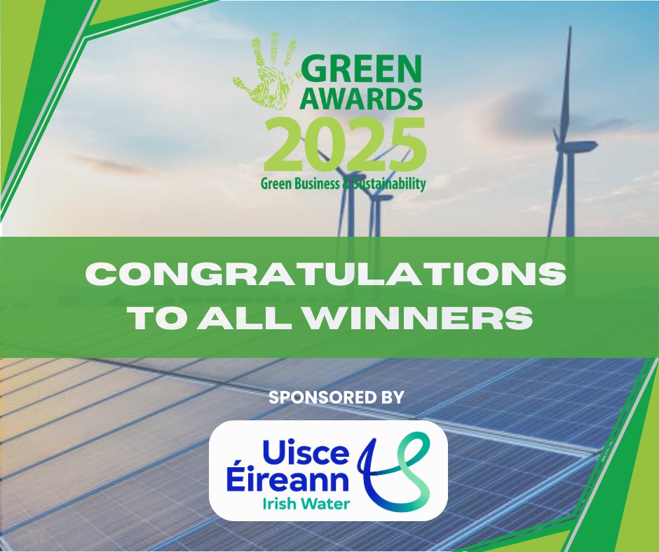 Green Awards (@green_awards) on Twitter photo The team at <a href="/IrishWater/">Uisce Éireann - Irish Water</a> extends their heartfelt congratulations to all the winners of Green Awards 2025! Here’s to continued success and groundbreaking achievements!
#GreenAwardsIRL The team at <a href="/IrishWater/">Uisce Éireann - Irish Water</a> extends their heartfelt congratulations to all the winners of Green Awards 2025! Here’s to continued success and groundbreaking achievements!
#GreenAwardsIRL