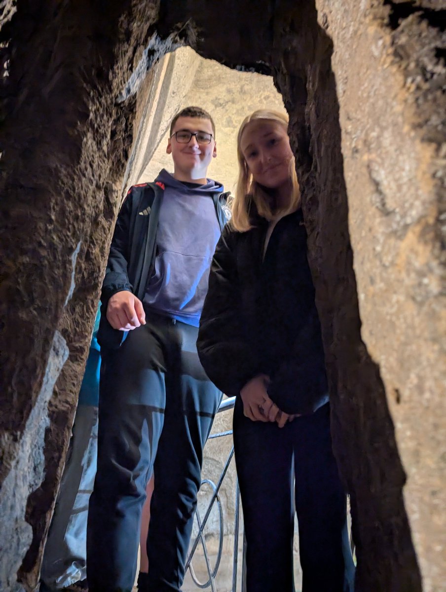 KHSHistoryDept's tweet photo. Our last stop before heading home was to Underground Naples! Definitely a tight squeeze 😂
@KingHenryGeog @KingHenrySchool https://t.co/UpUjYxVsP1