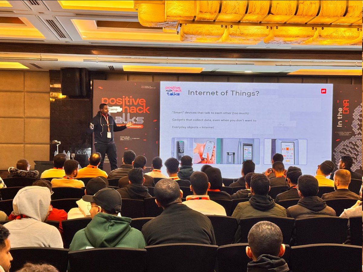 🚀Positive Hack Talks is live in Cairo🇪🇬

The wait is over! Hackers, researchers, and enthusiasts are gathering for a day of knowledge-sharing and networking.

📍 Fairmont Nile City
🗓️ Feb 26, 2025

If you're here, tag us and share your experience! #PositiveHackTalks