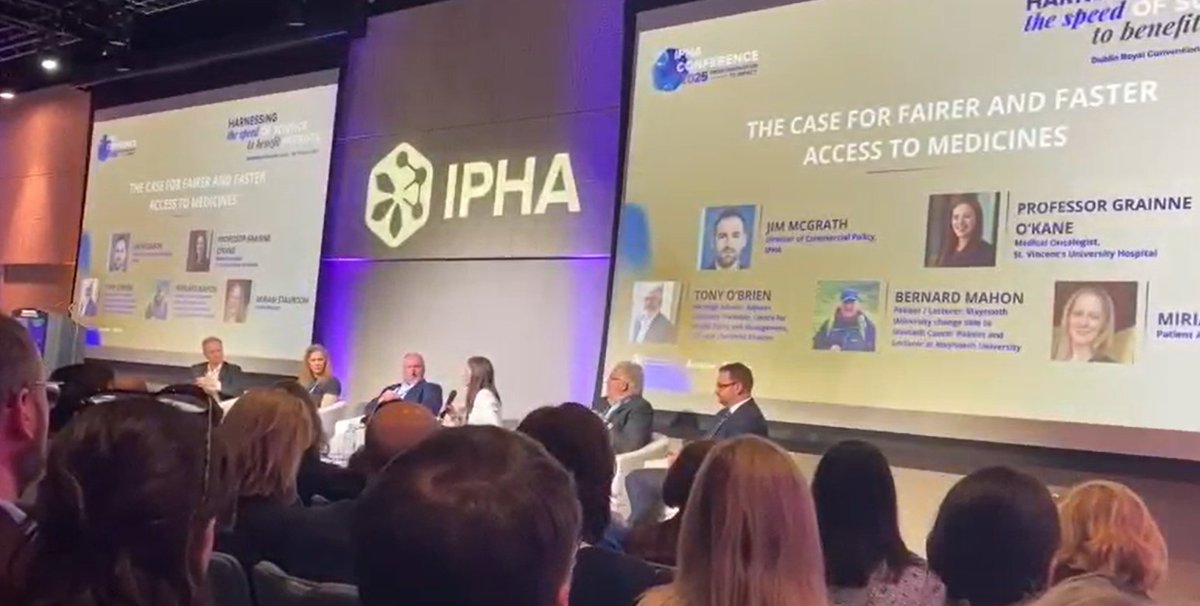 CancerTrialsIreland ๐ (@cancertrials_ie) on Twitter photo "Ireland is missing out on clinical trials because pharma companies see it as โtoo difficult.โ"
At today's <a href="/ipha/">IPHA</a> conference, <a href="/graokane/">Grainne O'Kane</a>, Pat Smullen Chair in Pancreatic Cancer, encouraged partners to work together to make ๐ฎ๐ช more attractive for clinical trials.
#ClinicalTrials "Ireland is missing out on clinical trials because pharma companies see it as โtoo difficult.โ"
At today's <a href="/ipha/">IPHA</a> conference, <a href="/graokane/">Grainne O'Kane</a>, Pat Smullen Chair in Pancreatic Cancer, encouraged partners to work together to make ๐ฎ๐ช more attractive for clinical trials.
#ClinicalTrials