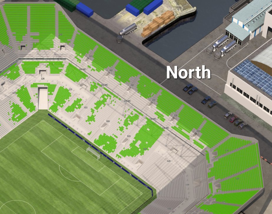 HFOTC1878's tweet image. All season tickets left in each stand at Bramley Moore after todays tenure sales for anyone who hasn&apos;t bought theirs yet 💺

Not much left in the South now, loads went in a minute today so be quick when you get your chance! 🙏🏻🔵 
#Everton #BramleyMoore
