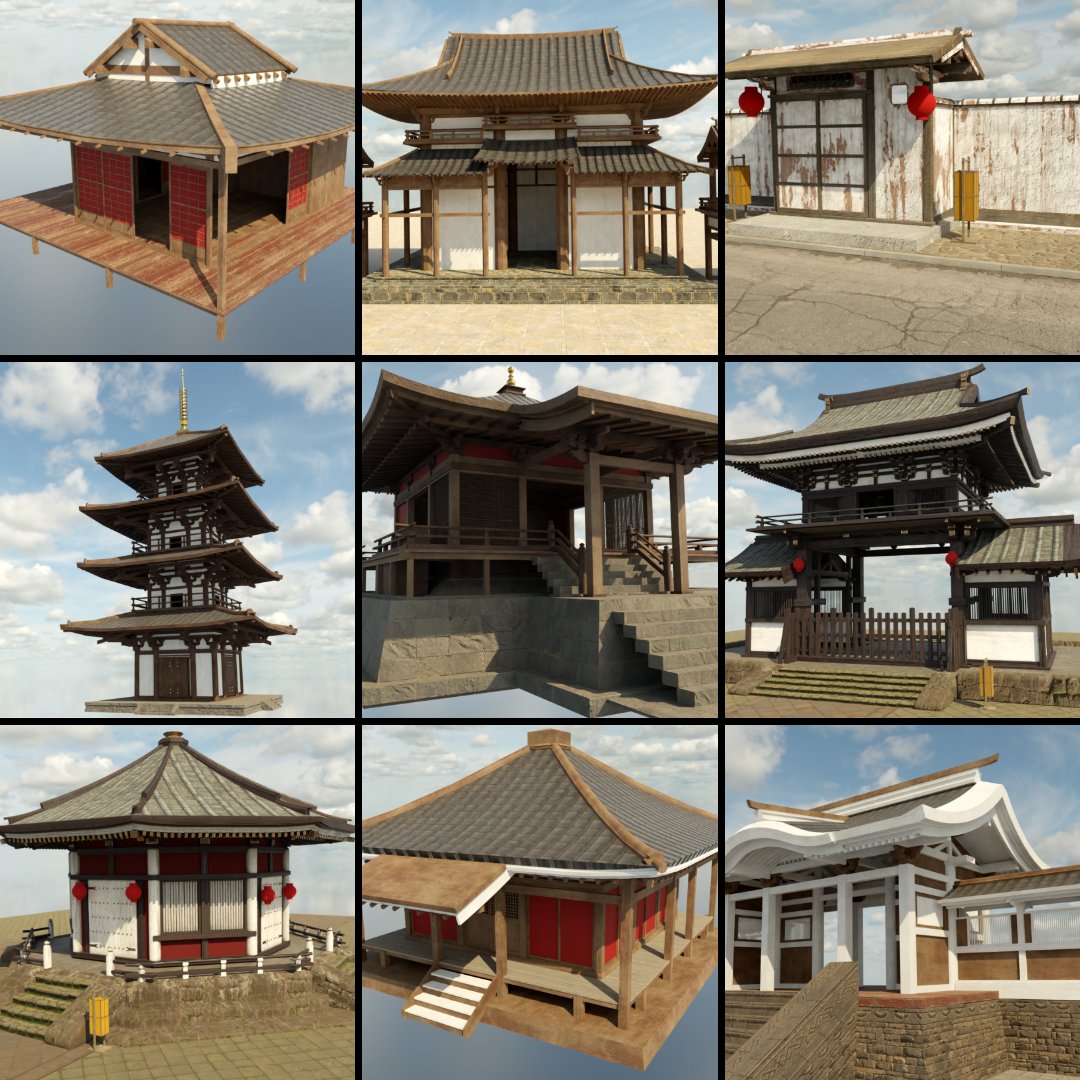 studiolabdev's tweet photo. Asian Buildings 25% off on our @blendermarket 

Blender https://t.co/pLiv2or76p

#Blender3d #B3d #BlenderRender #BlenderArt #BlenderCommunity #BlenderDev #3dModeling #3dArt #3dCG #GameDev #IndieDev #IndieGameDev #3d #UnrealEngine #UE5 #Unity3d #GodotEngine #VFX #Filmmaking #CG https://t.co/w8Tm1xu6Qu