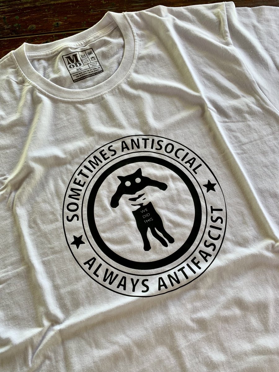 MerchOnDemandSA's tweet photo. Silkscreened t-shirts for long time friends, @WeDidThisRecord 👕🖤 Stay tuned for the next instalment: Sometimes Antisocial, Always Anti Afriforum. 

#WeDidThisRecords #Serigraphy #Silkscreen #Tshirt #Merch #BandMerch #southafrica https://t.co/sHI0pR8Rh2