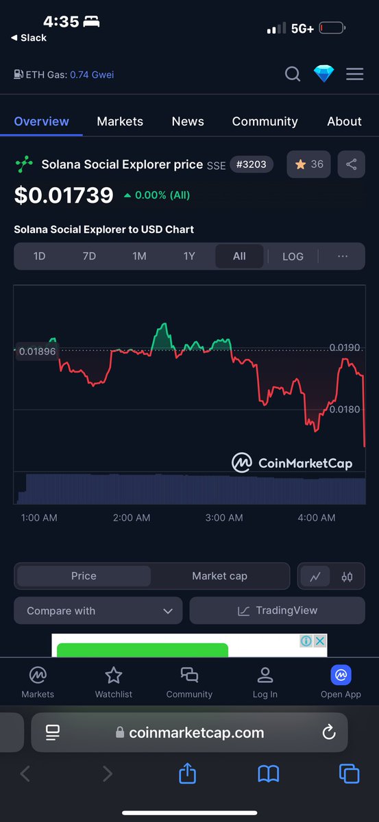 usetapestry's tweet photo. Sure thing. SSE is now on CMC ✅ https://t.co/63qtwmqxUY