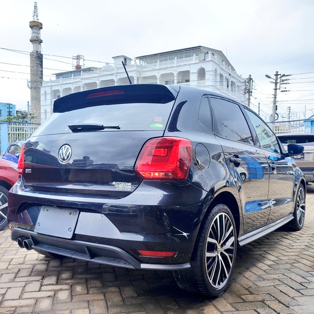 KAutozone's tweet photo. Unleash the thrill of driving with this stunning 2017 VW Polo GTi, a perfect blend of style and performance.

This dynamic hatchback boasts a sleek black exterior, red sporty lines, and a refined interior that offers comfort and technology. Enjoy the added luxury of a sunroof. The Polo GTi is known for its agility, responsive handling, and robust performance.

Details:
Engine: 1800cc
Drive: 2WD
Fuel: Petrol
Mileage: 117K Km

Don't miss out on this opportunity to own a sporty and reliable vehicle.